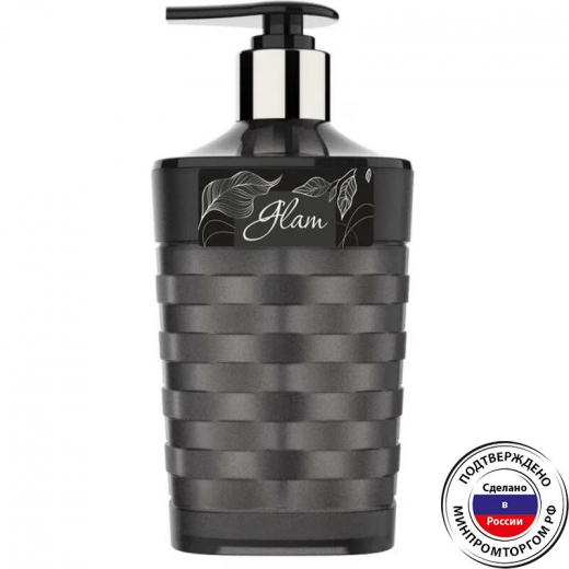 Диспенсер для жидкого мыла Glam графит