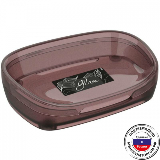 Мыльница Glam шоколад
