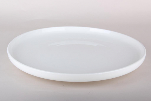 Блюдо 30х30х3.5см круглое фарфор