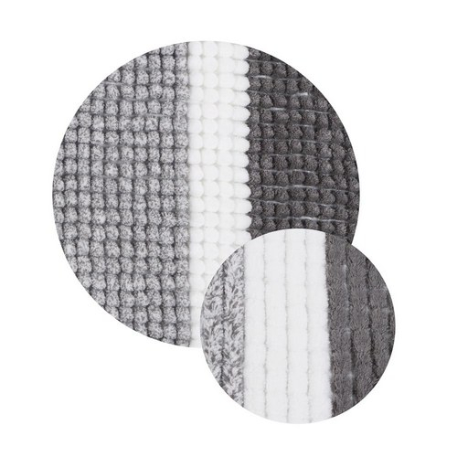 Коврик для ванной комнаты тм VETTA Soft, синель 1100г/м?,  80х50см, 2 дизайна