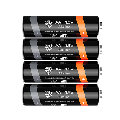 Батарейки AA (LR06) 4шт в блистере, щелочные 1.5V, высокой ёмкости