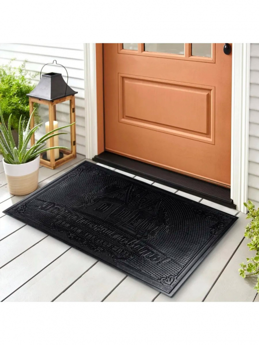Коврик придверный 35*60см Добро пожаловать черный