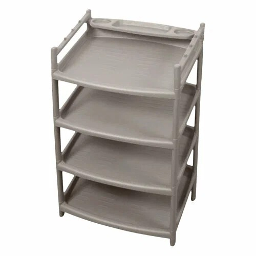 Этажерка 4х секц 505х410х805мм для обуви серый Rambai