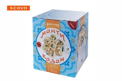 Манты-казан 6л 4 решетки