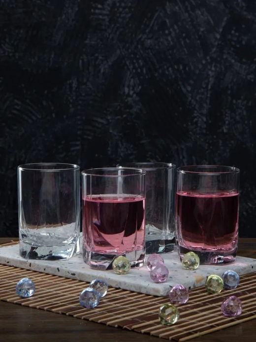 ЛУНА - набор 6 стаканов 255мл для воды