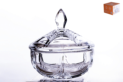 Ваза сервировочная 12.5х13см с крышкой