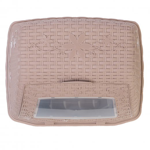 Хлебница Плетенка св коричевый