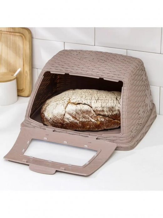 Хлебница Плетенка св коричевый