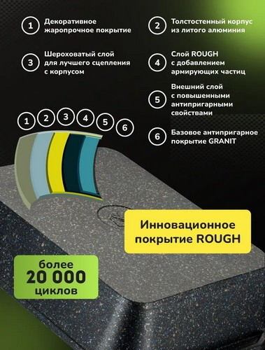Противень 30*40см Гранит ультра