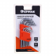 Набор ключей TORX-профиль 9пр. (50х3мм-125х9мм)