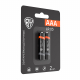 Батарейки AAA (LR03) 2шт в блистере, щелочные 1.5V, высокой ёмкости