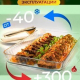 БОРЖАМ - форма с крышкой 1,95л прямоуг (256*220*60мм)
