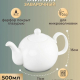 Чайник заварочный 500мл белый фарфор