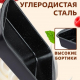 Противень глубокий Лион 40x27x5см, антипригарное покрытие Мрамор, силикон.ручки