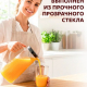 Кувшин с крышкой тм MILLIMI Симпл, 1500мл, стекло, рифленый