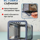 Терка 4-х сторонняя 20см, нерж.сталь Ривьера