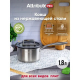 Ковш 1,8л с крышкой ARGENTO