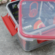 Контейнер 1,7л BATTERFLY BRIGHT гермет красный