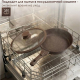 Сковорода д280 съемн ручка с крышкой Венеция индукция